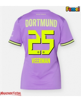 Borussia Dortmund Joey Veerman #25 Tricou Fotbal Replică 2026-27 Femei Treilea Borussia Dortmund Joey Veerman #25 Tricou Fotbal Replică 2026-27 Femei Treilea